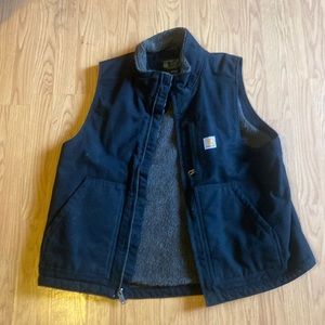 Men’s large black carhartt vest